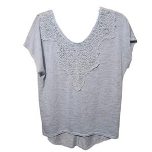 Maurices light Blue tie back top